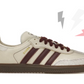 Adidas Samba OG Wonder White Maroon